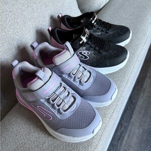 Skechers Dual-Tone Athletic Shoes in Gray and Black brand new